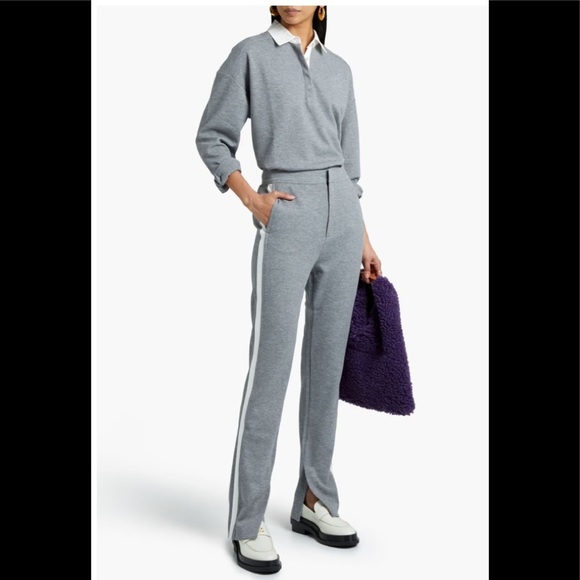 rag & bone Pants - rag & bone Joan Slit Hem Slim Fit Pants in Gray Size XXS